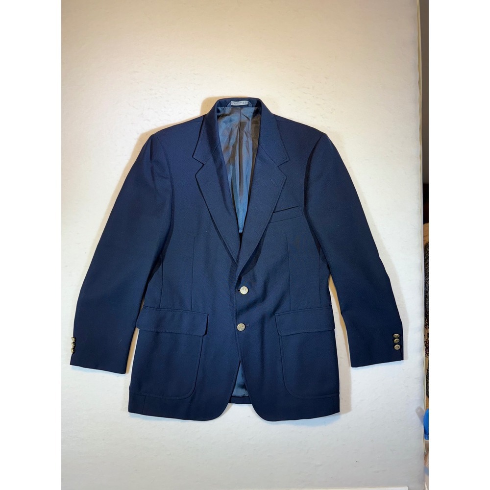 Arnold Palmer Executive Collection Navy Blue Blazer 40R Mens